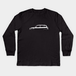 Mini Cooper Countryman (R60) Silhouette Kids Long Sleeve T-Shirt